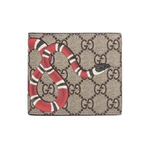 Gucci Monogram Snake Wallet